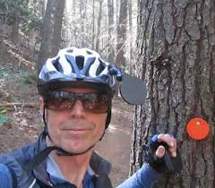 2017 Jim Schmid bikes Mtn Bike Trails at Lake James State Park