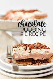No Bake Chocolate Pudding Pie Spaceships And Laser Beams Chocolate Pie With Pudding Chocolate Pudding Baked Chocolate Pudding