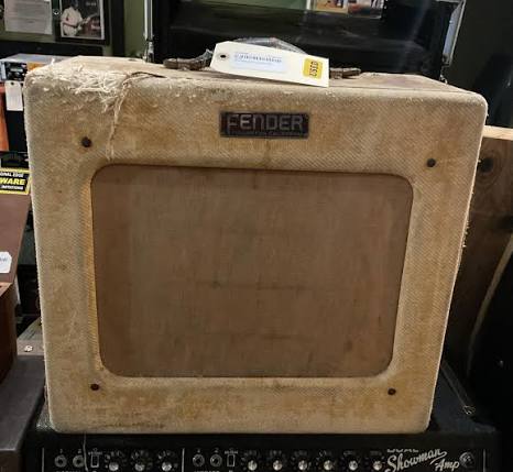 Fender Deluxe from 1950! fully restored and gone through by our amp tech!  come on down and own a piece of history! #fenderdeluxe1950