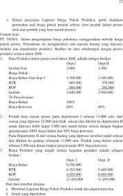 Contoh soal metode harga pokok proses. Metode Harga Pokok Proses Lanjutan Pdf Free Download