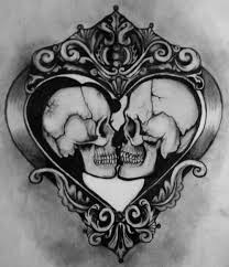 Tatouage tete de mort mexicaine tatouage tete de mort femme mexicaine. Skull Tattoo Ratsinthehall Couple Skulls In Heart Via