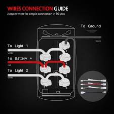 Nilight bumper light bar rocker switch led light bar 5 pin laser on/off switch 20a/12v 10a/24v switch jumper wires set. 7 Pin Rocker Switch Wiring Diagram Winch Rocker Switch Wire