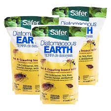 If you have carpet, you can use a carpet brush and work the diatomaceous earth into the carpet. 3 Bags Safer Brand Diatomaceous Earth 4 Lb Safer Brand