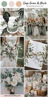 Top 8 Spring Wedding Color Combos For 2021 Spring Wedding Colors Wedding Colors Sage Wedding