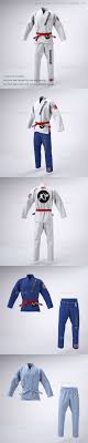 Brazilian Jiu Jitsu Gi Or Martial Arts Uniform Mock Up Clothing Mockup Martial Art Uniform Jiu Jitsu
