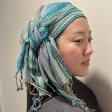 Bandana Tichel Store CHERIE PRETIED HEADSCARF BANDANA SHORT TIE