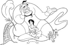 Dibujos Para Colorear Aladdin