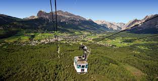 The film takes the viewer on a cable car ride through the dolomites. La Funivia Faloria Si Rinnova Con Un Sistema Di Trasmissione Elettrico Amico Dell Ambiente Pronta Per Riportare In Quota I Turisti Di Cortina D Ampezzo Il Dolomiti