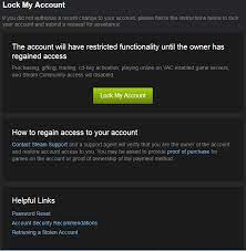 The article was named steam accounts being stolen through elaborate free game scam. Psa Bookmark Your Account Lock Url R Steam