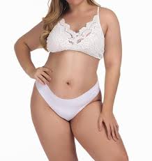 Plus Size White Lace Bra And Panty Set Cillyy Mall White Lace Bra Women S Plus Size Swimwear Bra And Panty Sets
