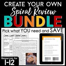 As unpredictable as it may be, certain patterns hold a special place in our hearts. Create Your Own Bundle Spiral Review Quizzes Digital Print You Pick