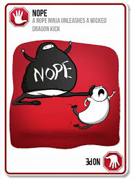 Exploding kittens es un divertidísimo título de cartas basado en una de las campañas más exitosas de la historia de kickstarter: The Nope Ninja Exploding Kittens Exploding Kittens Card Game Funny Art
