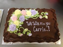 Birthday Chocolate Sheet Cake Designs 1 4 Sheet Pastel Roses Cluster Flower Cake Sheet Cake Cookie Decorating