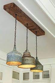 Repurposed Lights Using Old Gas Funnels Casa Rustica Lampadari Rustici Lampadari