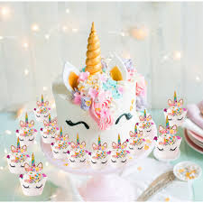 Desti widyawati 7.826 views5 months ago. Hiasan Cup Cake Kue Model Unicorn 12 Pcs Multi Color Jakartanotebook Com