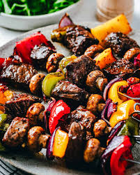Steak Kabobs in the Oven - Pinch and Swirl