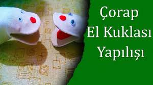 Corap Ile El Kuklasi Yapilisi Kendin Yap Okul Oncesi Corap Okul Oncesi Kuklalar