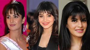 Bangs look super cute when paired with a headband. Katrina Kaif Anushka Sharma Jacqueline Fernandez Best Fringe Hairstyles To Refresh Your Look Iwmbuzz