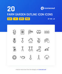 Download Farm Garden Outline Icon Icon Pack Available In Svg Png Eps Ai Icon Fonts Icon Icon Pack Outline