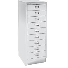 23 1/4h x 11w x 15d. Bisley Multidrawer 39 Series With Plinth A3 9 Drawers Kaiser Kraft International