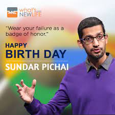 Home » celebrity horoscope » sundar pichai birth chart. What S New Life Wishes The Chief Executive Officer Ceo Of Google Sundar Pichai On His 45th Birthday Anniversary Sunda Birthday Wishes Sundar Happy Birthday