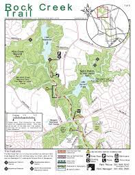 You can divide the trail into two sections, the southern section, which is it's own path, and the northern section, which joins beach drive. Rock Creek Park Trail Maplets
