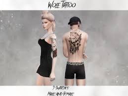 Best cc tattoos for the sims 4 · vampire sinner tattoo set · ravens song women's tattoo set · taty tattoo face overlay 03 · random tattoo v30 · base . The Sims Resource Wolf Tattoo