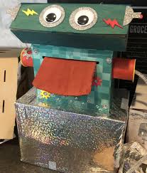 Fun Ideas For Kid Inventors Day Making A Kids Robot For Invention Day Momtrends Com In Invention Ideas For Kids Creative Activities For Kids Coding For Kids