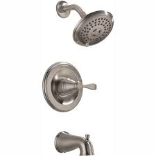 What shower system is best for me? Delta Porter Single Handle 3 Spray Tub And Shower Faucet In Brushed Nickel Valve Included 144984c Bn A The Home Depot