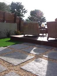 Gravel Slabs Design Ideas Pictures Remodel And Decor Modern Landscaping Patio Stones Modern Landscape Design