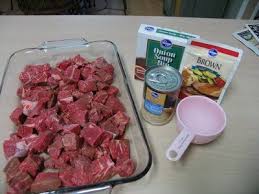 Mix all and store in ziplocking bag that pork chops made with lipton onion soup mix | ehow.com. Crock Pot Beef Tips 2 Lb Stew Meat 1 Can Cream Of Mushroom 1 Packet Brown Gravy Mix 1 Packet Lipton Dry Onion S Recipes Crock Pot Beef Tips Cooker Recipes