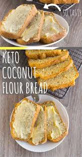 Keto Coconut Bread Recipe Keto Recipes Easy Recipes Coconut Flour Bread