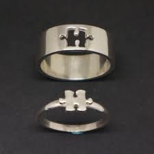 Check spelling or type a new query. Puzzle Promise Ring For Couple Jigsaw Jewelry His And Her Etsy