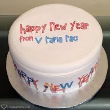 Right Click And Save Images As New Year S Cake Cake Name Happy New Year 2018