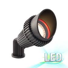 Our Most Popular Led Black Landscape Lighting Non Corrosive Composite Hooded Spot Light Low Voltage Warm White