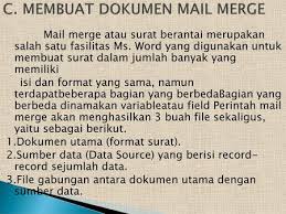 Yang merupakan variabel data dari mail merge adalah. Pengantar Komputer Dan Teknologi Informasi 1c Ppt Download