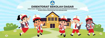 Tiga anak yang berada di baris terdepan berlari menuju. Direktorat Sekolah Dasar Photos Facebook