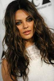 Mila Kunis Mila Kunis Hair Brunette Makeup Stylish Hair