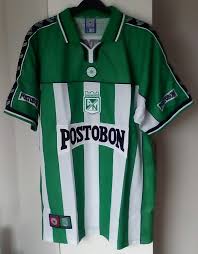 Squad, top scorers, yellow and red cards, goals scoring stats, current form. Atletico Nacional Home Football Shirt 2001 2002 Sponsored By Postobon