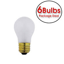 6pk Sylvania 25w A19 12v Medium Base Frost Low Voltage Light Bulb Bulbamerica