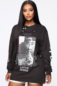 90 Fashion Black And Yellow Graphic Tee Every Letter Is True Long Sleeve Top Black In 2020 Graphic Tee Outfits Aesthetic Shirts Black Tops