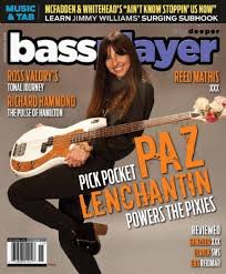 Paz Lenchantin Bass Player Magazine Cover United States November 2016 Bass Player Paz Lenchantin Bass