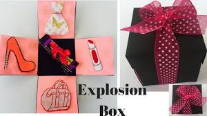 Chocolate explosion box tutorial/diy greeting cards for valentine's day /how to make explosion box #explosionbox. Personalised Birthday Explosion Box Card For Mom Daughter Sister Or Girlfriend Birthday Cards Paper Party Supplies Kromasol Com