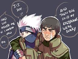 Kakashi Fan Art Kakashi And Gai Kakashi Anime Funny Anime