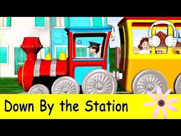 Muffin Songs Down By The Station Nursery Rhymes Children Songs With Lyrics Youtube Kids Songs Muffin Songs Songs