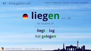 Die formen der konjugation von liegen im präteritum sind: Coniugazione Di Liegen Verbo Tedesco In Tutti Tempi E Forme Futuro Presente E Passato