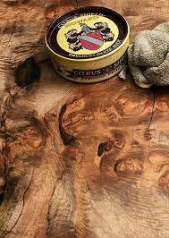 We have completely food safe finishes. Citrus Shield Premium Paste Wax Howard Products