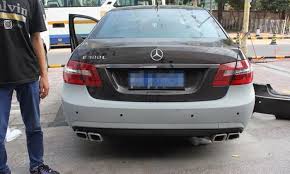 E Class W212 Exhaust System Amg Square Exhaust Tip Mercedes Benz Benz System
