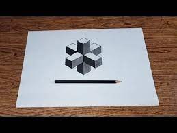  Belajar Cara Menggambar 3d Pola Geometris Mudah Di Kertas Untuk Pemula Beserta Ukurannya Youtube Pola Geometris Gambar 3d Cara Menggambar
