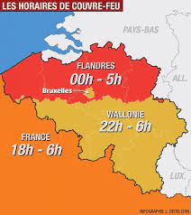 La belgique debute sa premiere nuit de. Frontaliers Attention Les Horaires De Couvre Feu Ne Sont Pas Les Memes En France En Flandre Et En Wallonie